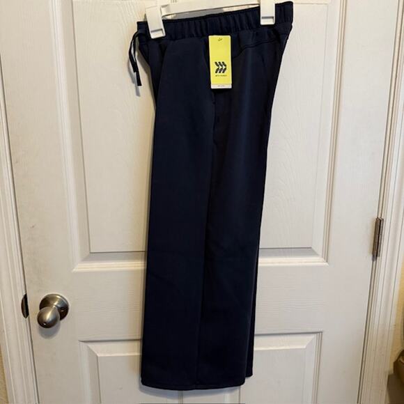 All in Motion Youth Active Pants - Navy Blue - Wide Leg - Draw String- NEW 10/12 - Picture 4 of 6